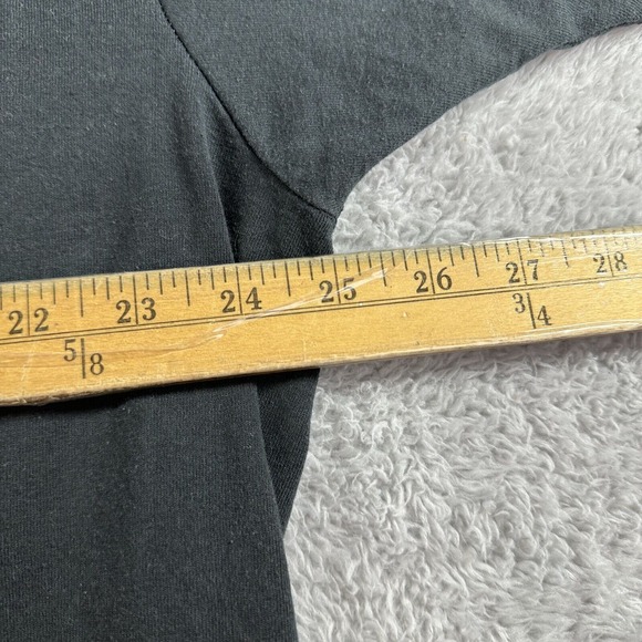 Vintage Halloween Shirt Mens 3x Black Puff Print Glow Ghost Pumpkin Skeleton USA - Picture 4 of 11